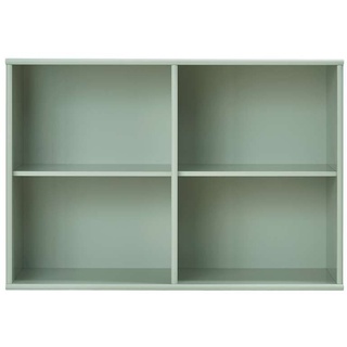 Hammel Furniture Sideboard Mistral, Hochwertig Hängeregal, Bücherregal, Wandregal, Verstellbar Einlegeböden, B:89 cm, T:32,5 cm grün