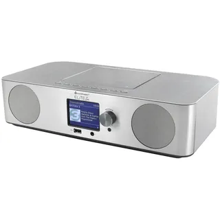 Soundmaster ICD2060SI, Internet, Schwarz, Metallisch