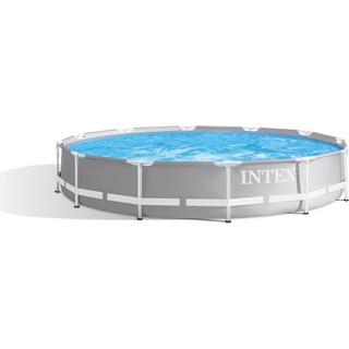 Intex, Pool, Prism Frame (Ø 366 x 76 cm, Stahlrohrbecken)