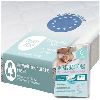 Komfortschaummatratze Babymatratze H2 mit Trittkante, Sun Garden, 12 cm hoch, (Bezug waschbar), 60x120 cm, 70x140 cm H2 70 cm x 140 cm x 12 cm