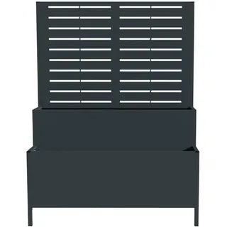 Westmann Dekora 5 Stufenhochbeet mit Rankgitter 60 x 30 cm Anthrazit