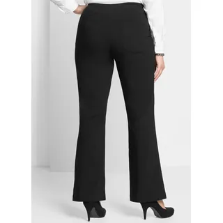 sheego Bootcut-Hose schwarz 84