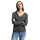 Front Logo Coin Pullover Mit V-ausschnitt Evident Anthracite Melange 3XL
