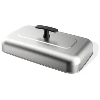 Weber Grillhaube 12,5 x 43,5 x 25,5 cm Edelstahl Silber/Weiß