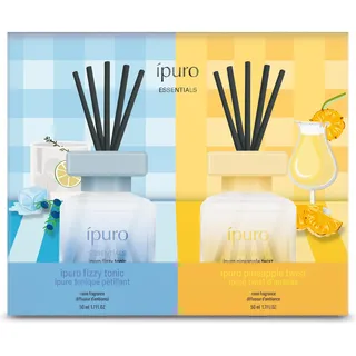 Ipuro, Raumduftaccessoire, Duftstäbchen Pineapple twist & Fizzy tonic 2 x 50 ml (100 ml)