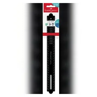 Faber-Castell Lineal Dots 30,0 cm, schwarz