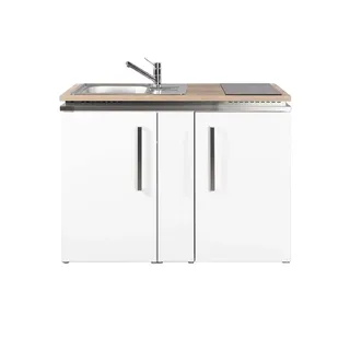 Stengel Miniküche Designline MD 120 mit Kühlschrank, 120 cm