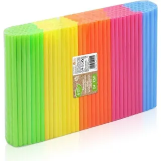 Godan Strohhalme 250 St. Bunt 24 cm