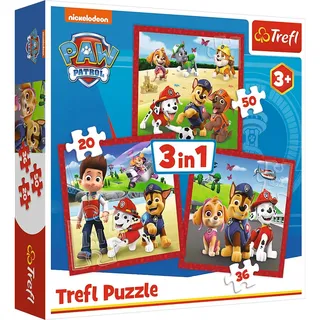 Trefl 3 in 1 Puzzle Paw Patrol