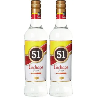 51 Cachaca Brazil - Das Original aus Brasilien (1 x 0.7 l) (Packung mit 2)