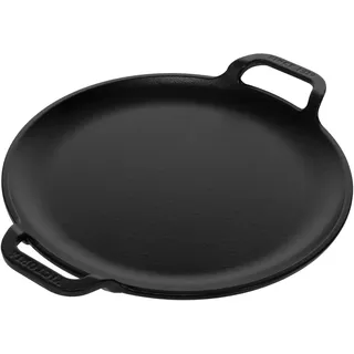 VICTORIA Grillplatte Ø 25 cm Gusseisen schwarz