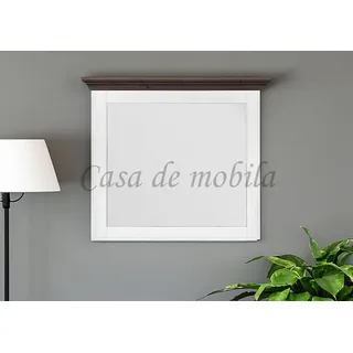 Spiegel mit holz Rahmen Kiefer weiß braun kolonial NEU Flurspiegel Wandspiegel