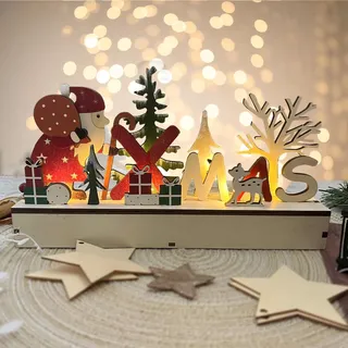 Weihnachtsdeko Leuchtbuchstaben Xmas,Led Weihnachtsdeko Frohe Weihnachten Schriftzug Holz,Weihnachtsbaum Weihnachtsmann Hirsch Deko Weihnachten Led Schriftzug,Winter Fensterbank Weihnachts Tischdeko