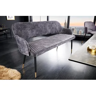 Riess-Ambiente Sitzbank PARIS grau 160 x 40 x 48 cm