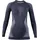 langarm Funktionshirt Damen charcoal/white/light grey XS