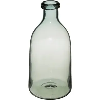 Atmosphera - Flaschenvase House - Glas - grau - H29 cm créateur d'intérieur