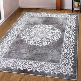OTTO home Dafna Kurzflorteppich 200 x 300 cm Grau