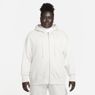 Nike Sportswear Phoenix Fleece Oversize-Damen-Hoodie mit durchgehendem Reißverschluss - Braun, 2X