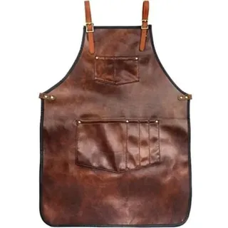 Kochschürze Für Männer Und Frauen, Wasserdichte Lederschürze Mit Taschen, Kreuzgurten Für Küche, Grillen, Kochen, Friseur, Barista, Arbeitshandbuch (stil 1), Von Debuns