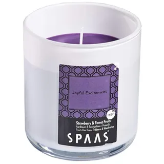 Spaas Duftkerze im Glas mit Aluminium Deckel, ± 56 Stunden - Joyful Excitement