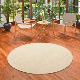 Snapstyle Sisal Natur Teppich Astra Hirse Rund in 7 Größen