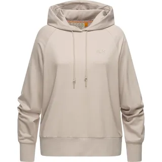 Ragwear Kapuzensweatshirt Tonna Moderner Damen Hoodie in angesagtem Oversize-Schnitt braun XXXL (46)