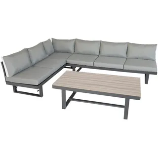 Green Spirit Gartenlounge-Set Piazza Loungeset grau