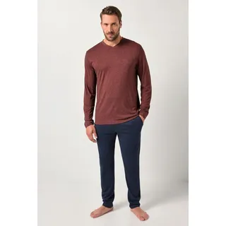Jp1880 Pyjama lang Blau/Rot XXL