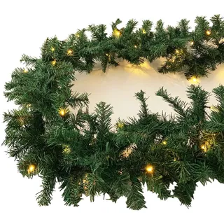 Mojawo LED Tannengirlande 270 cm mit 35 LED