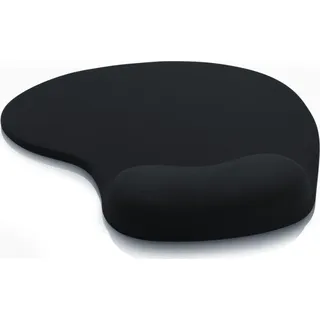 CSL - Gel Mauspad ergonomische Handgelenkauflage - Office Komfort Mousepad - Handgelenkpolster Handauflage - Gelkissen Gelpolster - Maus und Tastat... - Schwarz