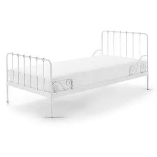 58aufmkessel Metallbett, Weiß, Metall, 90x200 cm, Schlafzimmer, Betten