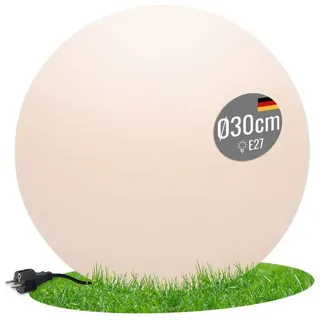 8 seasons DESIGN Kugelleuchte Kunststoff Ø 30 cm 800 lm E27 weiß