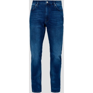 s.Oliver - Jeans Keith / Slim Fit / Mid Rise / Straight Leg / Label Patch, Herren, blau, 33/34