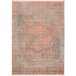 Dieter Knoll Webteppich Tesoro, Rot, Textil, Abstraktes, rechteckig, 160x230 cm, Oeko-Tex® Standard 100, für Fußbodenheizung geeignet, pflegeleicht, Teppiche & Böden, Teppiche, Webteppiche