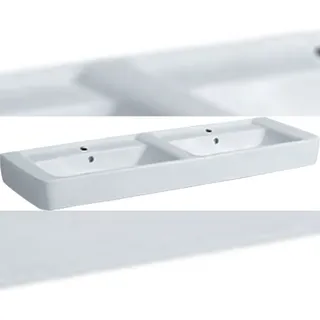 Geberit Renova Plan Doppelwaschtisch 130 x 48 cm (501710001)
