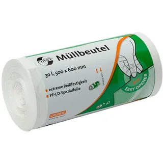 Deiss First Plus 30 L Weiß PE (Polyethylen) 12 Mikron 50