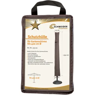 Schneider Schirmhülle Premium Kunststoff Ø 400 cm Grau