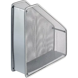 helit Stehsammler Mesh A4 Metall silber Packung mit 12 Stück