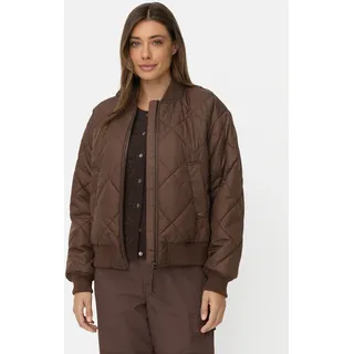 CAMEL ACTIVE Oversize Bomberjacke mit bedrucktem Futter braun | 44