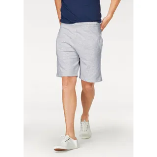 FRUIT OF THE LOOM Sweatshorts FRUIT OF THE LOOM, Herren, Gr. L (48/50), N-Gr, grau (hellgrau, meliert), Sweatware, Obermaterial: 80% Baumwolle, 20% Polyester, meliert, unifarben, bequem kniefrei, Hosen Sweatshorts, Sommerhose in bequemer Form, Topseller