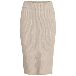 Vila Bleistiftrock Viril (1-tlg) Plain/ohne Details beige|braun L