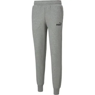 Puma Essentials Logo Fleece-Jogginghose Herren 03 medium gray heather XL