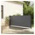 furnicato Schwarz Aluminium