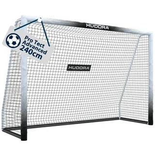 Hudora Fußballtor Weiß 240 x 160 x 85 cm