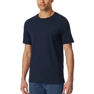 Schiesser Herren Schlafshirt Kurzarm Rundhals - Mix + Relax - Cotton - 56