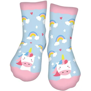 Zaubersocken für Kinder Motivdruck 'EINHORN'