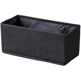Fackelmann Universalkörbchen Textil 13 cm x 12 cm x 28 cm Schwarz