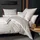 Modern Classic Gestreift Mako-Satin Braun 40 40