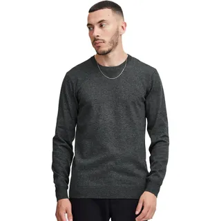 klassischer BLEND BHCerstan Herren Feinstrickpullover mit Rundhals Strickpullover 20716722ME-200278 Grau - M