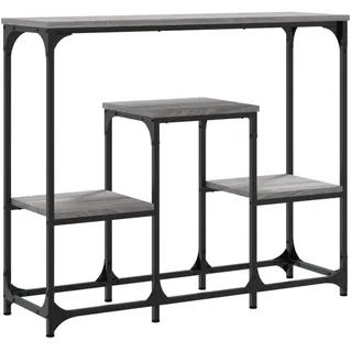 vidaXL Konsolentisch Grau Sonoma 89,5x28x76 cm
